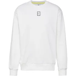 Nike Court Heritage Sweatshirt Herren | Gr. XXL | weiß - weiß