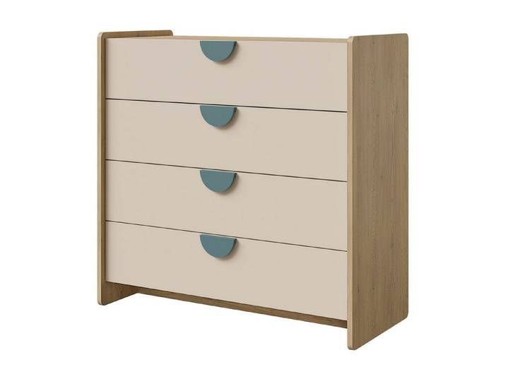 ROYAL24_MARKT Kommode Lexi Kommode 93 cm mit 4 Schubladen