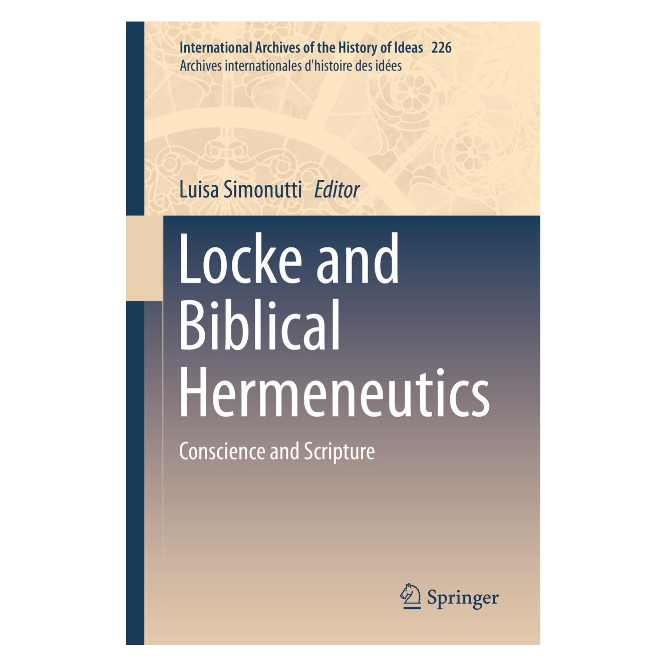 Springer Locke and Biblical Hermeneutics (Englisch, Hardcover, Luisa Simonutti) (9783030199012)