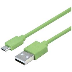 BBC micro:bit MEFUSBG30AV1 Daten-/Strom-Kabel BBC micro:bit [1x USB 2.0 Stecker A - 1x USB 2.0 Stecker Micro-B] 0.30 m Grün