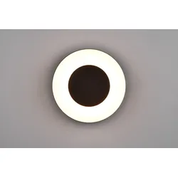 Trio R24246132 LED Außenwand-/Deckenleuchte Morena 1x14W | 1500lm | 2300+3000+4000K | IP54 - Farbtemperatur direkt an der Leuchte einstellbar, schwarz matt