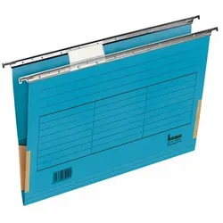 Hängemappe A4 mit Frosch blau 230g/qm Farbkarton, Beschriftungs-