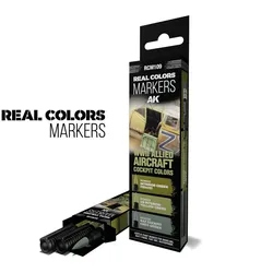 AK RC Markers WWII Allied Aircraft Cockpit Colors Set