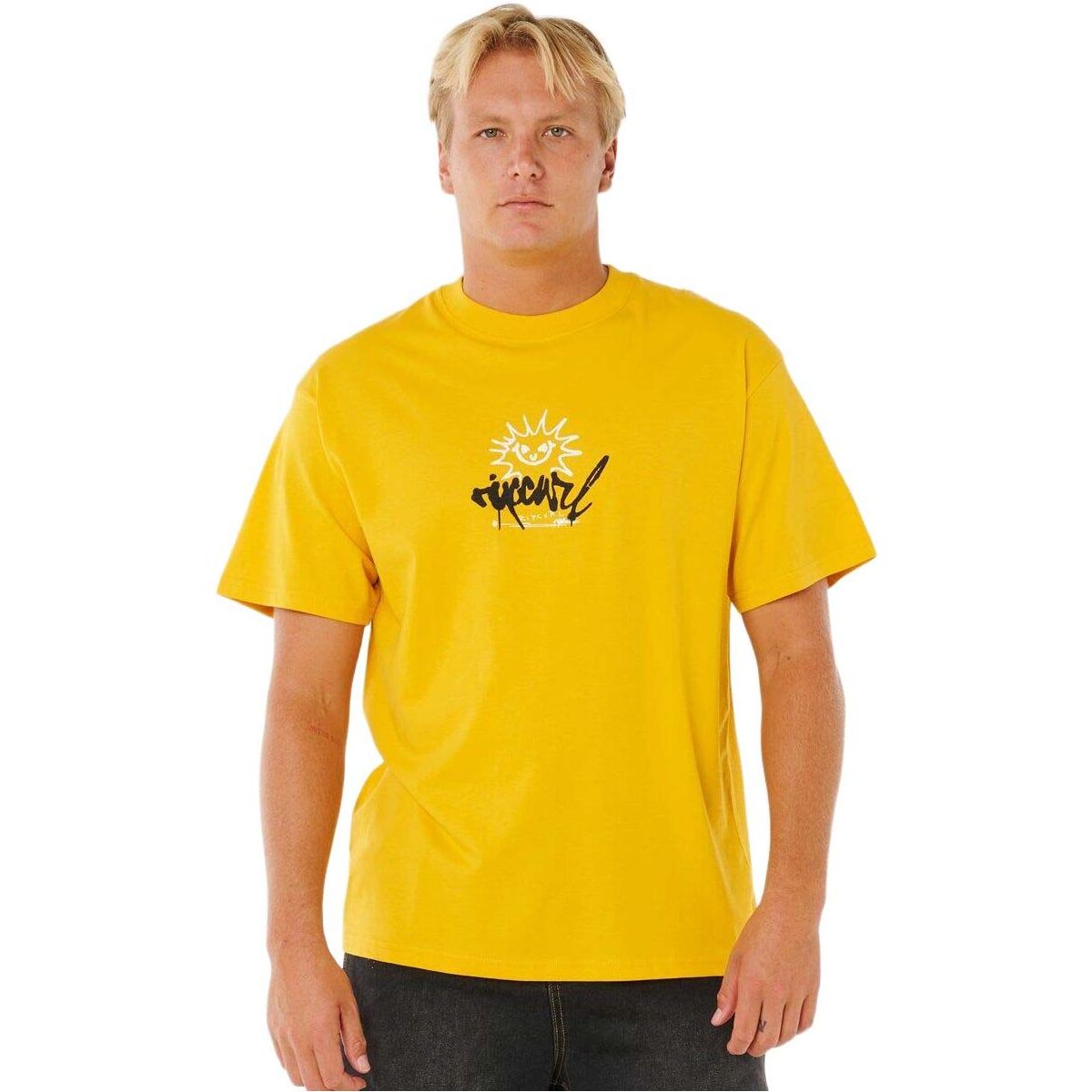 RipCurl Inner Visions Rotten SUN Tee royal yellow (2827) XS 0XUMTE-2827-XS