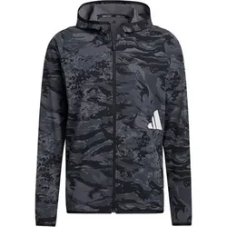 ADIDAS Herren FREELIFT 3 BAR TRAINING HOODIE CAMO, Größe S in Grau Grau