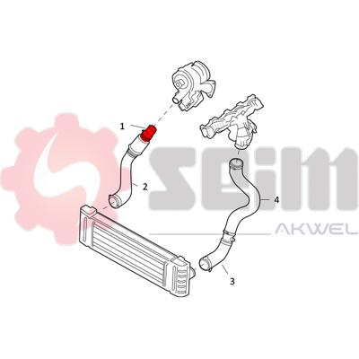 SEIM Ladeluftschlauch 981811 für Ford
