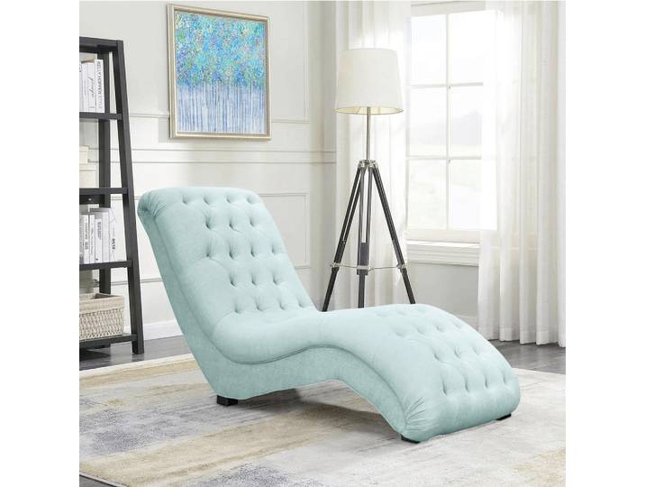 P & B Relaxliege, Pastellblau, Kunststoff, 67x90x159 cm, Wohnzimmer, Sessel, Relaxliegen