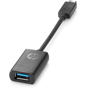 HP USB-Adapter N2Z63AA, schwarz, USB-A Buchse auf USB-C Stecker, USB 3.0