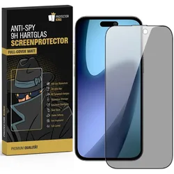 2x Blickschutz 9H Panzerglas für iPhone 17 Pro Full-Screen Protector Anti-Spy Anti-Reflex matt entspiegelt Schutzglas Displayschutz