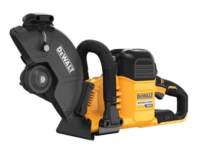 DeWALT DCS691N Cordless Cut-Off Saw for Plasters\, Brick\, Concrete etc. 230 mm Disc Diameter\, 54 V Flexvolt