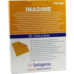Inadine Salbengaze mit Pvp Iod 5 x 5 cm 25 ST