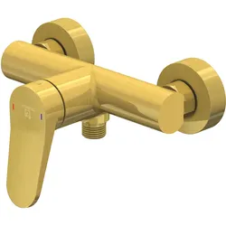 Steinberg Serie 340 Duscharmatur, Aufputz, für einen Verbraucher, 3401200BG, Farbe: Brushed Gold