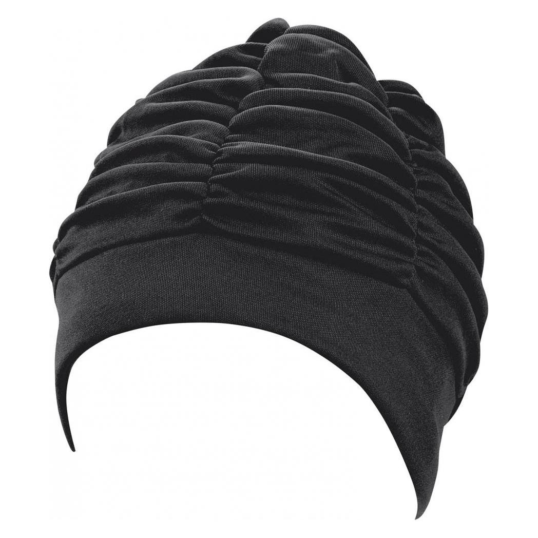 Beco Beermann GmbH & Co. KG Damen Stoffhauben, grosse Kopfform Kappe, schwarz, One Size (0/007610/0)