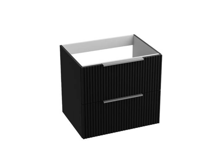 LAVITA Meuble sous lavabo OKLAHOMA Noir 600 Étagère sur pied