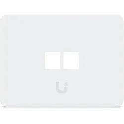 Ubiquiti, Zubehör Schalterprogramm, Horizontal Paintable Keystone Wall Plate 2-Port, 4er-Pack