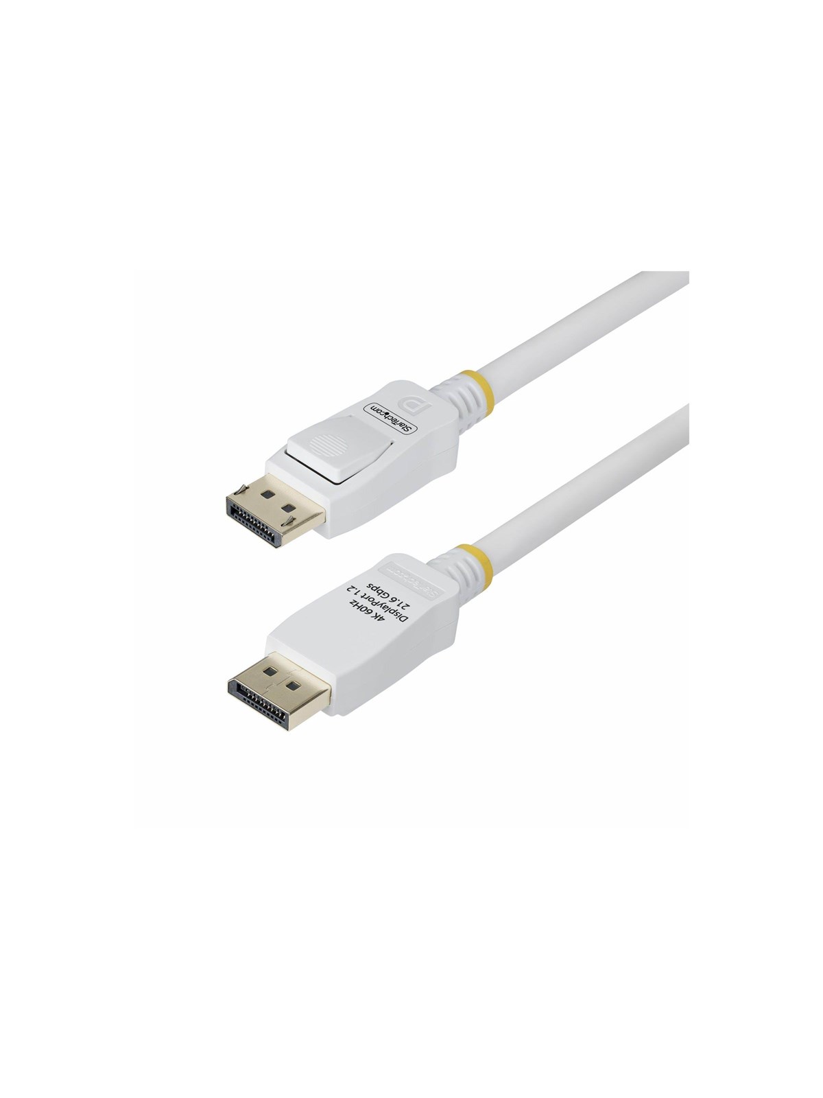 StarTech.com 10ft White VESA Certified DisplayPort 1.2 Cable with Latches - DisplayPort cable - DisplayPort to DisplayPort - 3 m