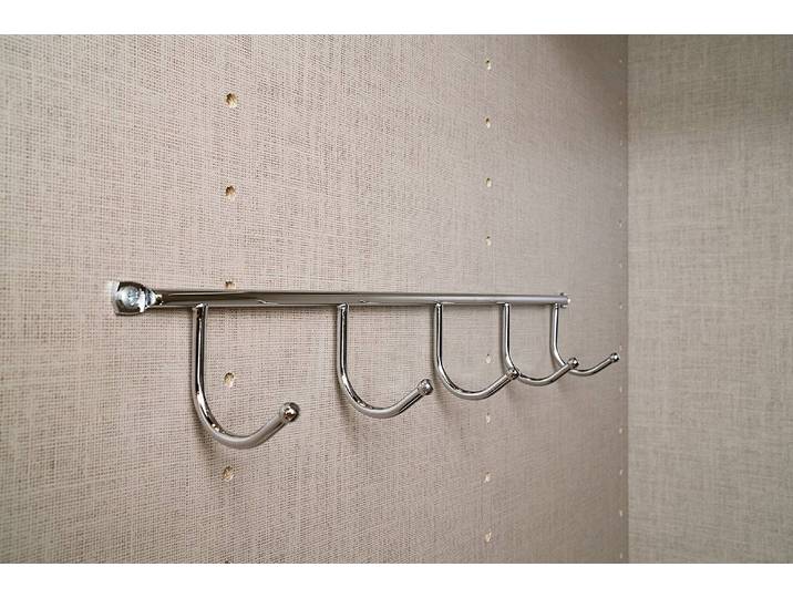 Patère 34 x 6 x 3cm Argenté aluminium