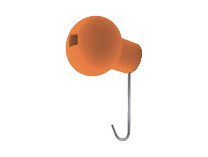 MAGIS lot de 6 patères murales GLOBO (Orange - Polipropilene, acciaio inox)