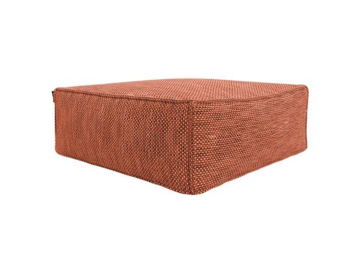 ROOLF Living Silky Loungehocker Polypropylen/Chenille Orange