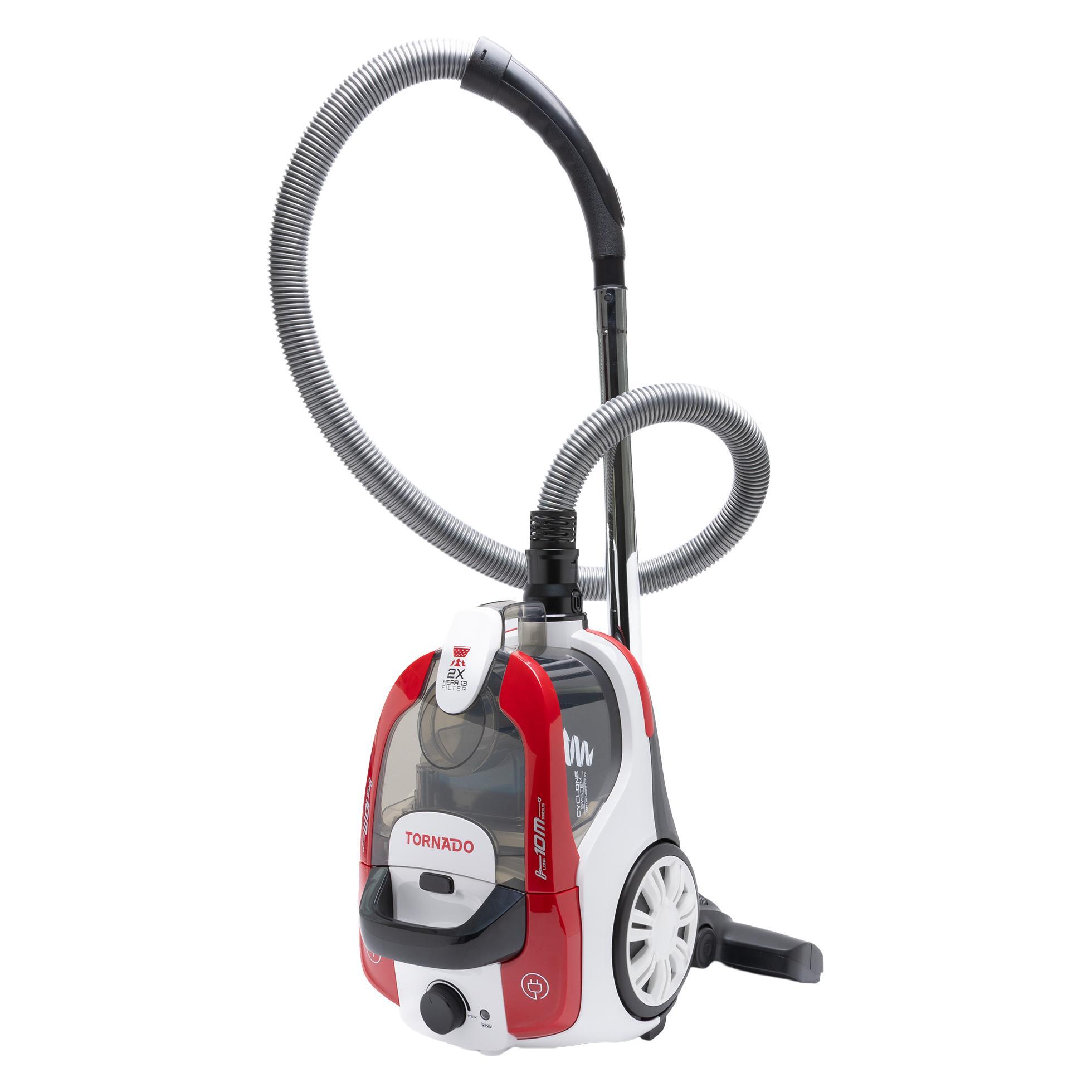 Tornado Staubsauger VCCKC800RC / Vacuum cleaner BK,W,R (VCCKC800RC)