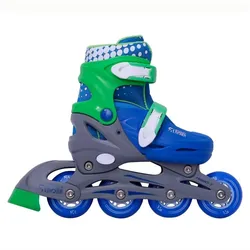 Street Rider, Mädchen, Rollschuhe, Inline Inline Skates Blau, Grösse 30-34 (33), Blau