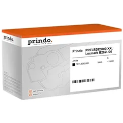 Prindo, Toner, kompatibel mit Lexmark B262U00 (BK)