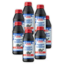 7x Getriebeöl LIQUI MOLY 1402 Hypoid-Getriebeöl (GL5) SAE 80W 500 ml u.a. Volvo