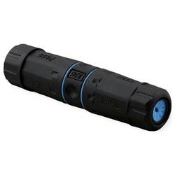 Value RJ45-Kupplung Netzwerk Adapter CAT 6 [1x RJ45-Stecker 8p8c - 1x RJ45-Stecker 8p8c] 136 mm Schwarz, Blau 21.99.3000