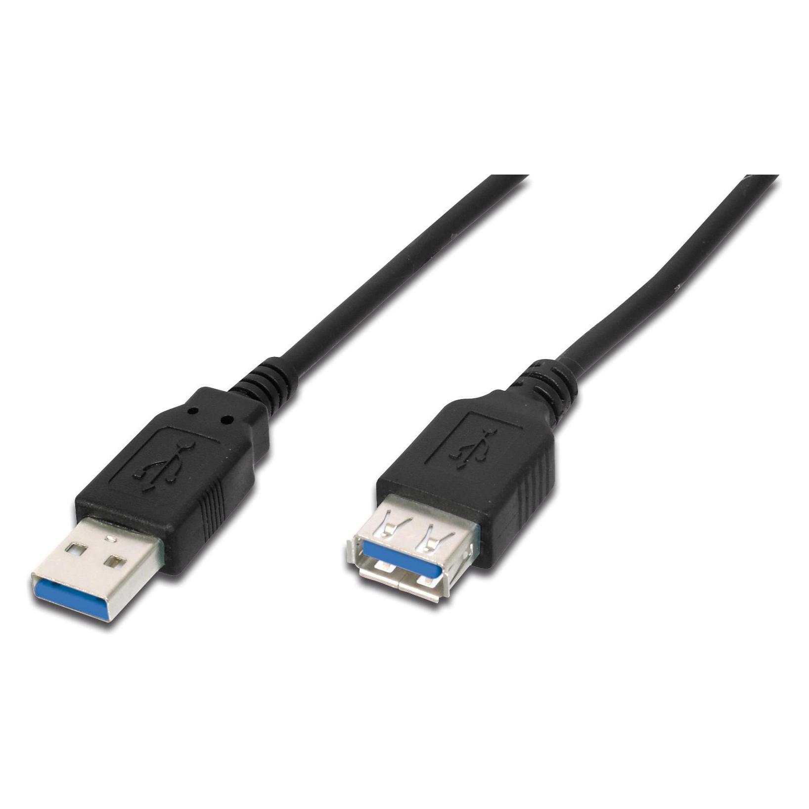 Digitus USB A - USB A (1.80 m, USB 3.2 Gen 1, 4.50 W) (AK-300203-018-S)