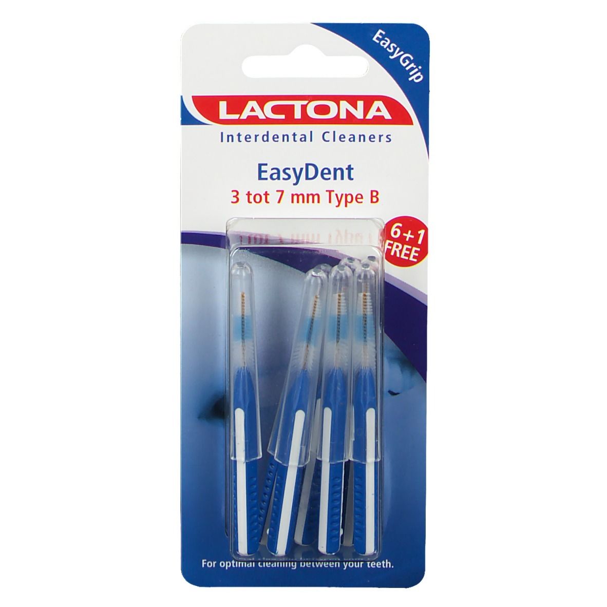 Lactona Easy Grip Interd Clean Easydent b 6 St Zahnbürste