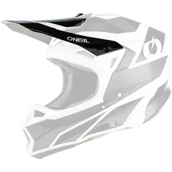 Oneal Ersatz Helmschirm 10Series Compact schwarz-weiss