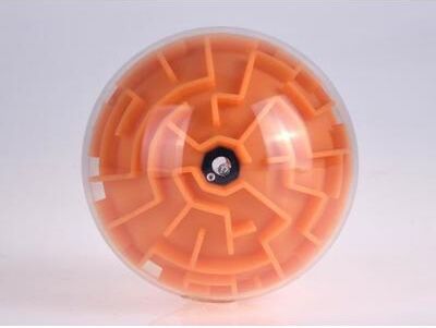 Modern Mode Marketplace Maze Ball Labyrinth Puzzle Brain Teaser Toy For Kids And Family Fun orange