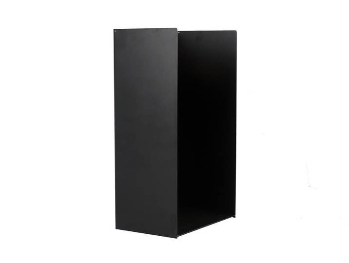 Markone Kaminholzregal Magnus Typ R148, Schwarz, Metall, 80 cm, Stilvolles Design, stilvolles, hochwertiges Kaminregal/Holzregal/Ofenregal