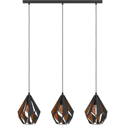 Eglo Pendelleuchte »Carlton« - 80,5x20,5x110cm - schwarz -