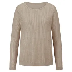 Pullover U-Boot-Ausschnitt Fadenmeister Berlin beige, 46