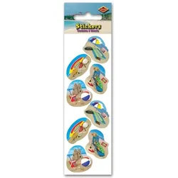 2 Bögen Strand Sticker