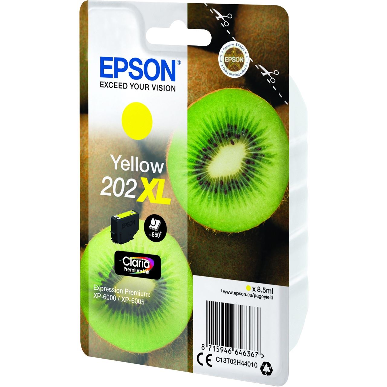 Epson Tinte C13T02H44020 / 202XL XL Gelb