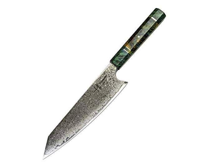 Hajegato Damaskus-Kochmesser, professionell, japanisches VG10-Damastmesser, 67 Schichten, mit Griff, Kiritsuke 8 Zoll