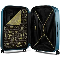 Mandarina Duck Logoduck + Trolley, Koffer, Blau