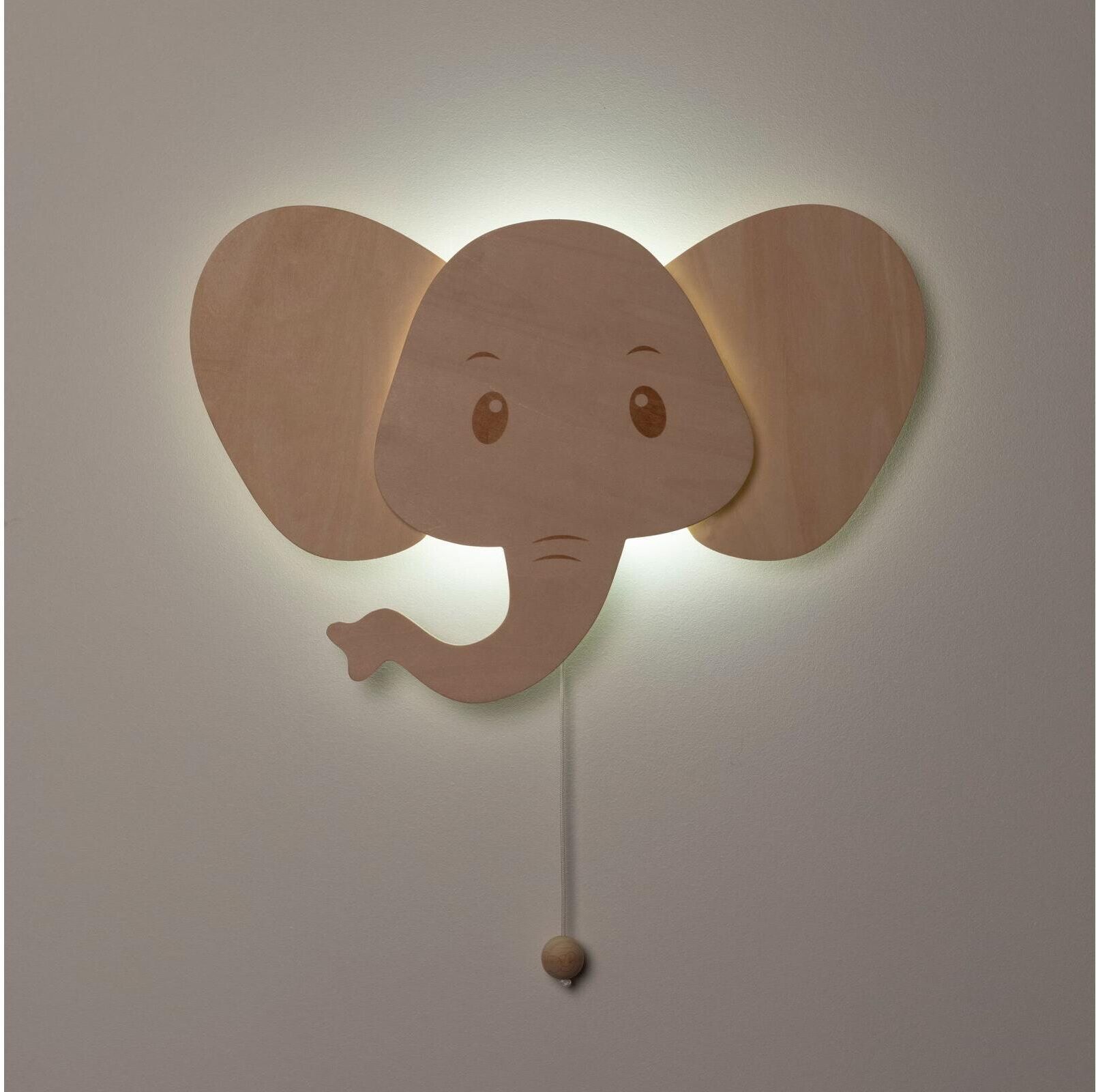 Wandleuchte "baby's only Elefant Wonder", Baby, beige, Leuchten Wandleuchte beige Einheitsgröße