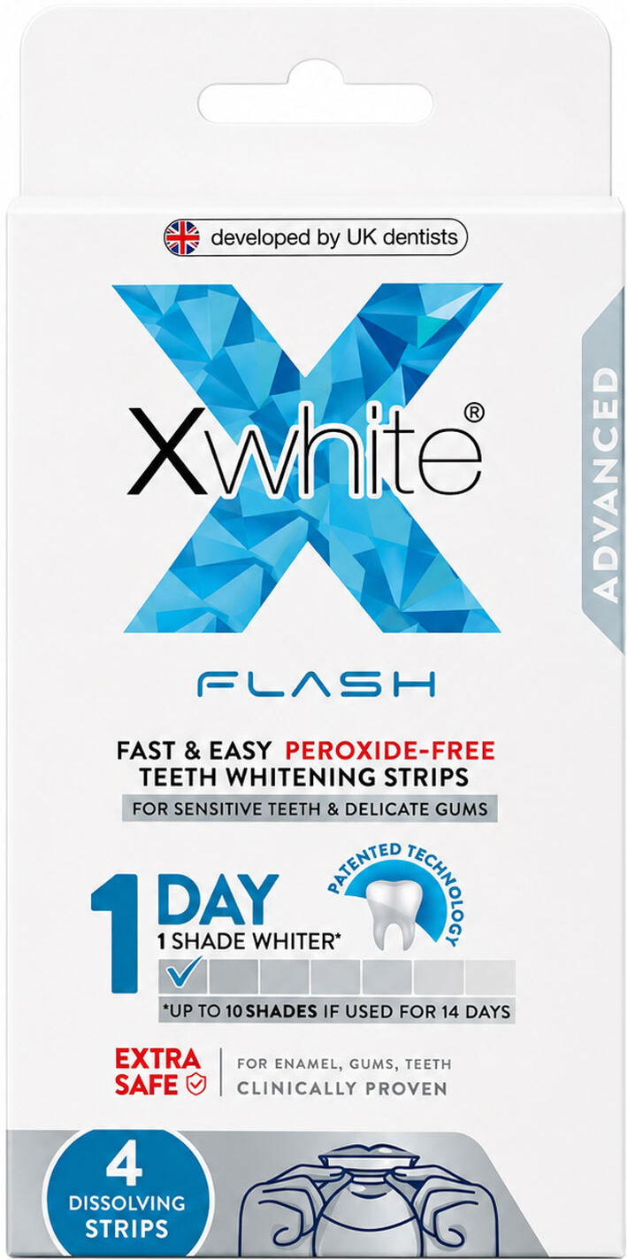 XWHITE Flash Teeth Whitening Strips 1day