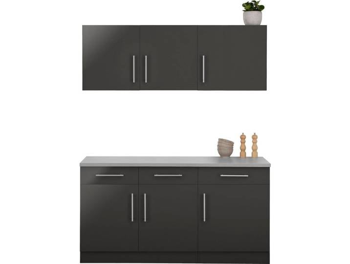 wiho Küchen Pantryküche Cali , ohne E-Geräte, Breite 160 cm