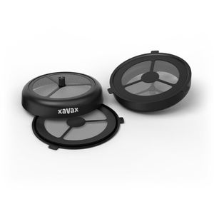 Xavax Kaffeefilter 00111261, Padfilter für Senseo, Kunststoff, Dauerfilter, befüllbar, 2 Stück
