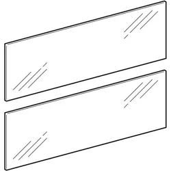 Geberit Spiegelglas Abdeckung innen, Option Spiegelschrank Plus, Modell 800391, 595188000 595188000
