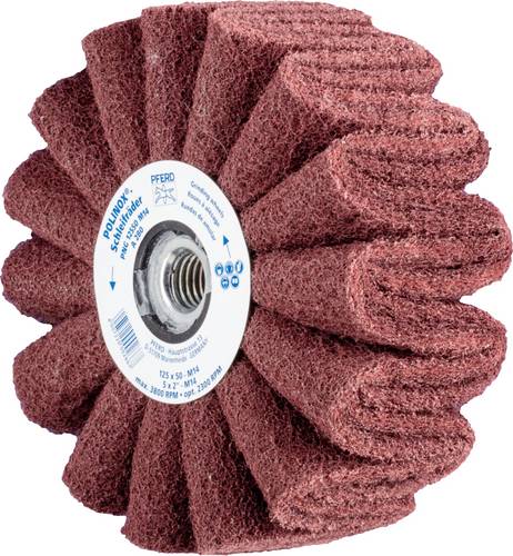 PFERD TOOLS 44642503 POLINOX Vlies-Schleifrad PNG Ø 125 x 50mm Gewinde M14A 280 für Feinschliff & Finish 125mm 2St.
