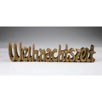 Deko-Schriftzug AM DESIGN "Deko-Schriftzug", braun, B:9cm H:48cm, Holzwerkstoff, Dekofiguren, BxH: 9x48 cm