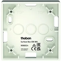 Theben 9080024 AP-Gehäuse weiß, iON KNX und LUXORliving Surface box iON WH