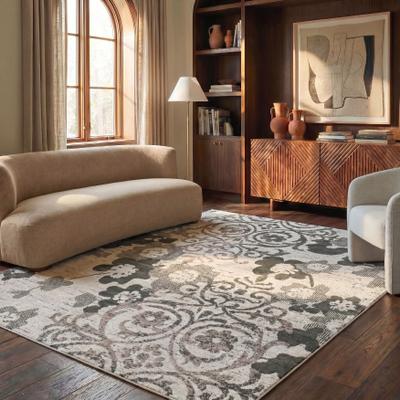SAFAVIEH Adirondack Roxy Damask Floral Distressed Rug