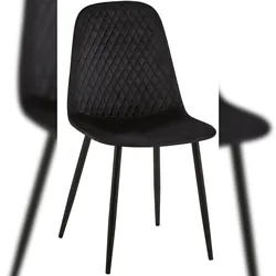 CLP Stuhl Giverny Samt/schwarz