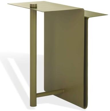"SAFAVIEH Couture Aldwyn 15.8-Inch Metal Side Table, Modern - 16"" W x 17"" D x 23"" H"